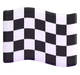 Chequered Flag emoji, Microsoft design