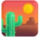 Desert emoji, Microsoft design