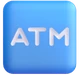 Atm Sign emoji, Microsoft design