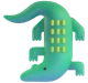 Crocodile emoji, Microsoft design