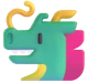 Dragon Face emoji, Microsoft design