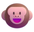 Monkey Face emoji, Microsoft design