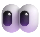 Eyes emoji on Microsoft
