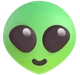 Alien emoji, Microsoft design