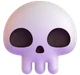 Skull emoji, Microsoft design