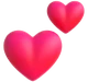 Two Hearts emoji, Microsoft design
