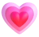 Growing Heart emoji, Microsoft design