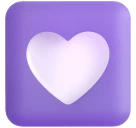 Heart Decoration emoji on Microsoft