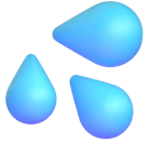 Sweat Droplets emoji, Microsoft design