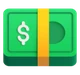 Dollar Banknote emoji, Microsoft design