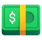 Dollar Banknote emoji on Microsoft
