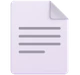 Page Facing Up emoji, Microsoft design
