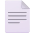 Page Facing Up emoji on Microsoft