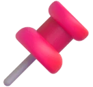 Pushpin emoji, Microsoft design