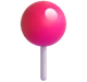 Round Pushpin emoji, Microsoft design