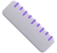 Straight Ruler emoji, Microsoft design