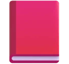 Closed Book emoji, Microsoft design