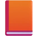 Orange Book emoji on Microsoft