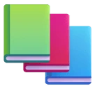 Books emoji, Microsoft design