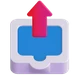 Outbox Tray emoji, Microsoft design