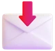 Envelope with Arrow emoji, Microsoft design