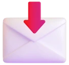 Envelope with Arrow emoji on Microsoft