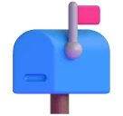 Closed Mailbox with Raised Flag emoji on Microsoft
