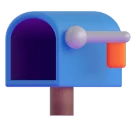 Open Mailbox with Lowered Flag emoji on Microsoft