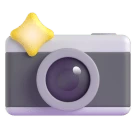 Camera with Flash emoji on Microsoft