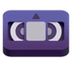 Videocassette emoji, Microsoft design