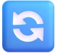 Counterclockwise Arrows Button emoji, Microsoft design