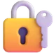Locked with Key emoji, Microsoft design