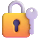 Locked with Key emoji on Microsoft