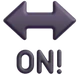 ON! Arrow emoji, Microsoft design