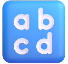 Input Latin Lowercase emoji, Microsoft design