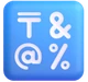 Input Symbols emoji, Microsoft design