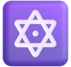 Dotted Six-pointed Star emoji, Microsoft design