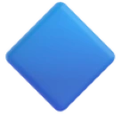 Small Blue Diamond emoji on Microsoft