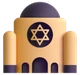 Synagogue emoji, Microsoft design