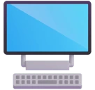 Desktop Computer emoji on Microsoft