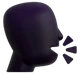 Speaking Head emoji, Microsoft design