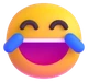Face with Tears of Joy emoji, Microsoft design