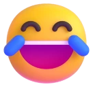 Face with Tears of Joy emoji on Microsoft