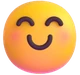 Smiling Face with Smiling Eyes emoji, Microsoft design