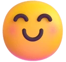 Smiling Face with Smiling Eyes emoji on Microsoft