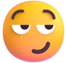 Smirking Face emoji on Microsoft