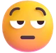 Unamused Face emoji, Microsoft design