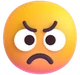 Angry Face emoji, Microsoft design