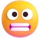 Grimacing Face emoji, Microsoft design