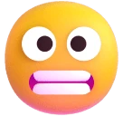 Grimacing Face emoji on Microsoft